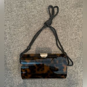 Tortoise Shell Hard Case Purse